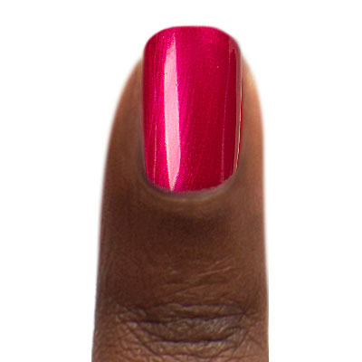 Zoya Nail Polish Rosa ZP1019 Painted on Dark Tone Finger