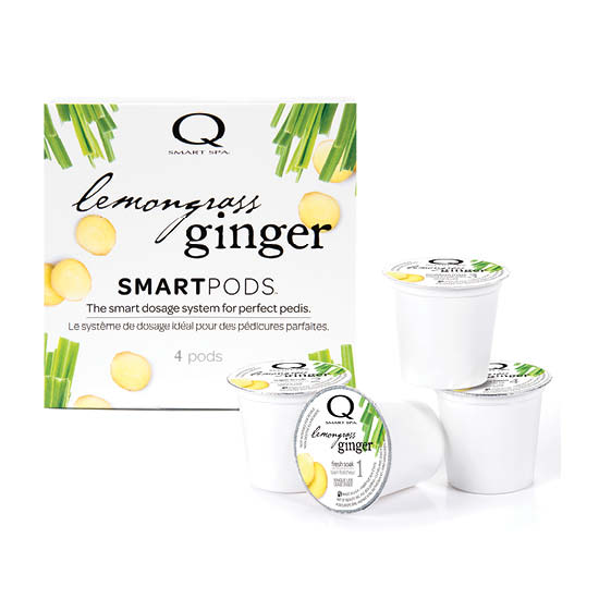Smart Spa Smart Pod 4 Step System Pack - Box and Pods in Lemongrass Ginger