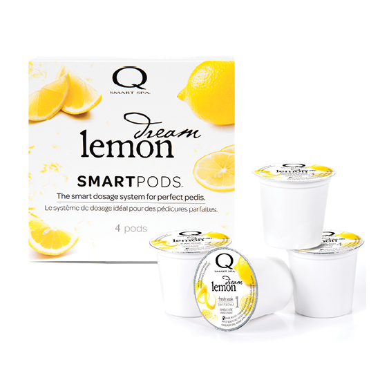 Smart Spa Smart Pod 4 Step System Pack - Box and Pods in Lemon Dream