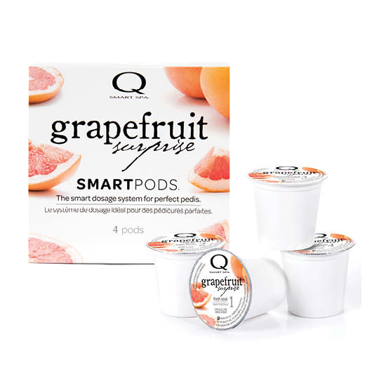 Smart Spa Smart Pod 4 Step System Pack - Box and Pods in Grapefruit Surprise