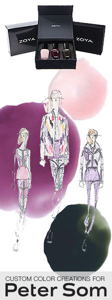 Zoya Nail Polish Official Nail Polish Sponsor Peter Some NYFW 2012