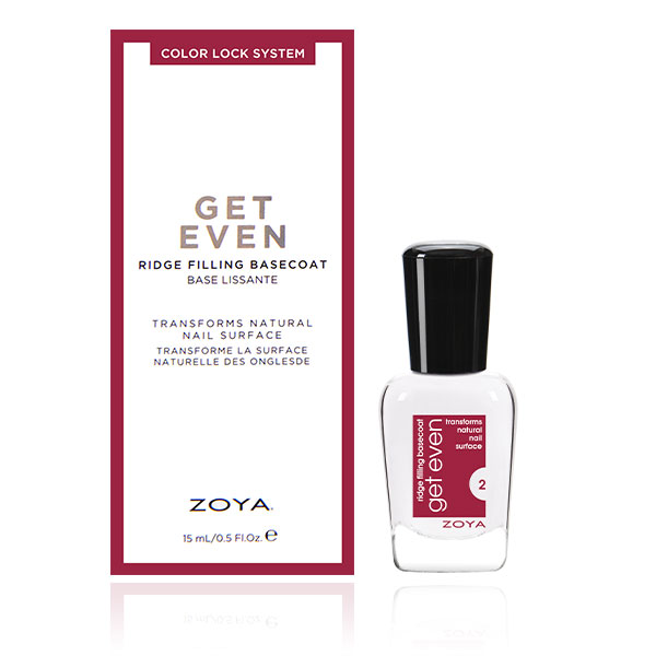 Zoya Get Even Ridge Filler Base Coat  ZTGE01    professional nail care treatments  beauty supplies