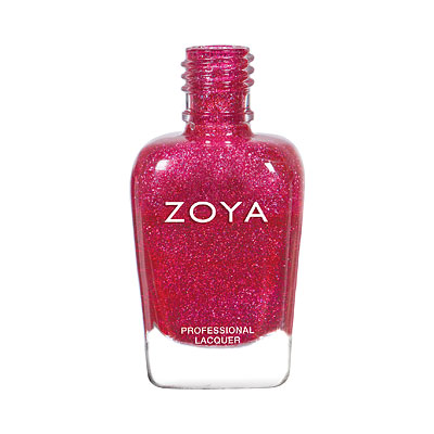 Zoya Nail Polish - Everly - ZP884 - Red, Holographic, Warm