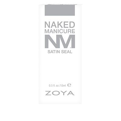 Zoya Naked Manicure Satin Seal Top Coat in Box