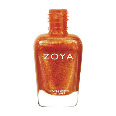Zoya Nail Polish ZP670 Amy Orange Coral Nail Polish Mettalic Nail Polish
