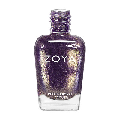 Zoya Nail Polish ZP637 Daul Purple Gold Nail Polish Foil Nail Polish