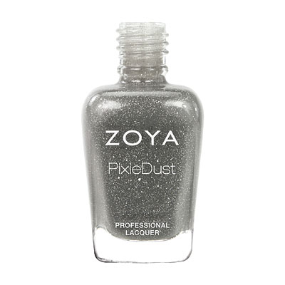 Zoya Nail Polish ZP661 Zoya PixieDust - Textured Nail Polish London Gray Nail Polish PixieDust - Textured Nail Polish