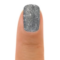 Zoya Nail Polish Jett ZP1024 Painted on Medium Tone Finger