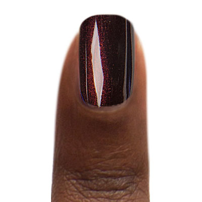 Zoya Nail Polish Sedona ZP1021 Painted on Dark Tone Finger