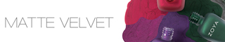 zoya matte  velvet collection