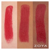 zoya lipstick in Frankie swatched on skin