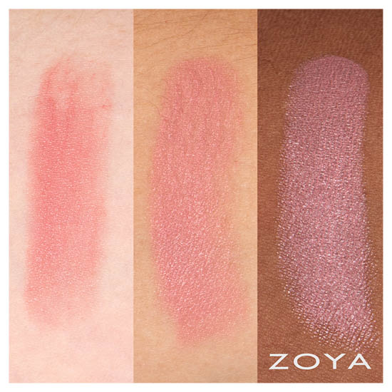zoya lipstick in Wren swatched on skin (alternate view 2)
