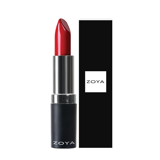 zoya lipstick in MatteVelvet Red