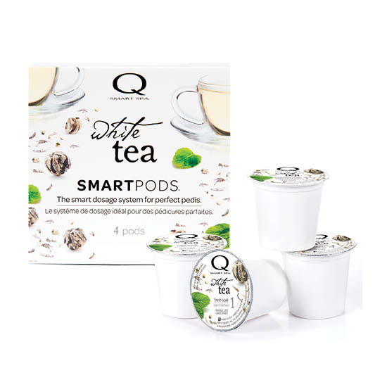 Smart Spa Smart Pod 4 Step System Pack - Box and Pods in White Tea