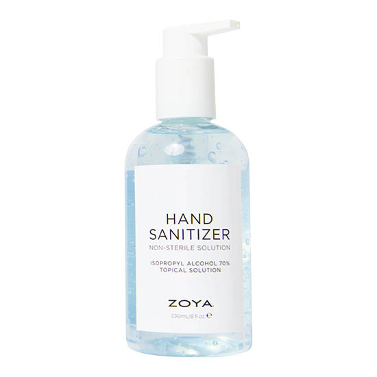 Zoya Hand Sanitizer 8oz pump main image (main image)