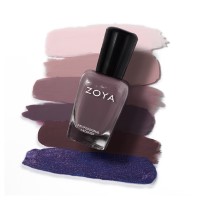 Zoya Nail Polish in Adeline Bottle over swatches