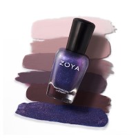 Zoya Nail Polish in Marlowe Bottle over swatches