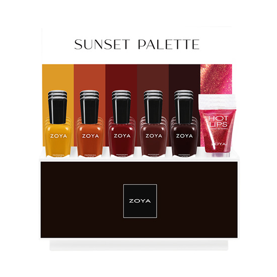 Sunset Palette 18 PC Display