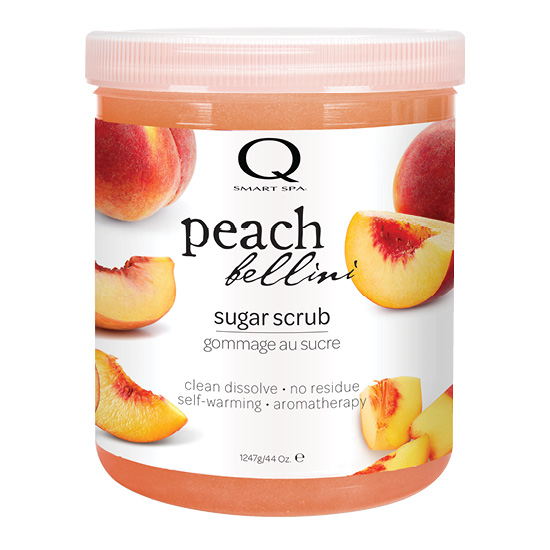 Sugar Scrub: Manicure Pedicure Peach Bellini 44oz | SMART SPA Product Image