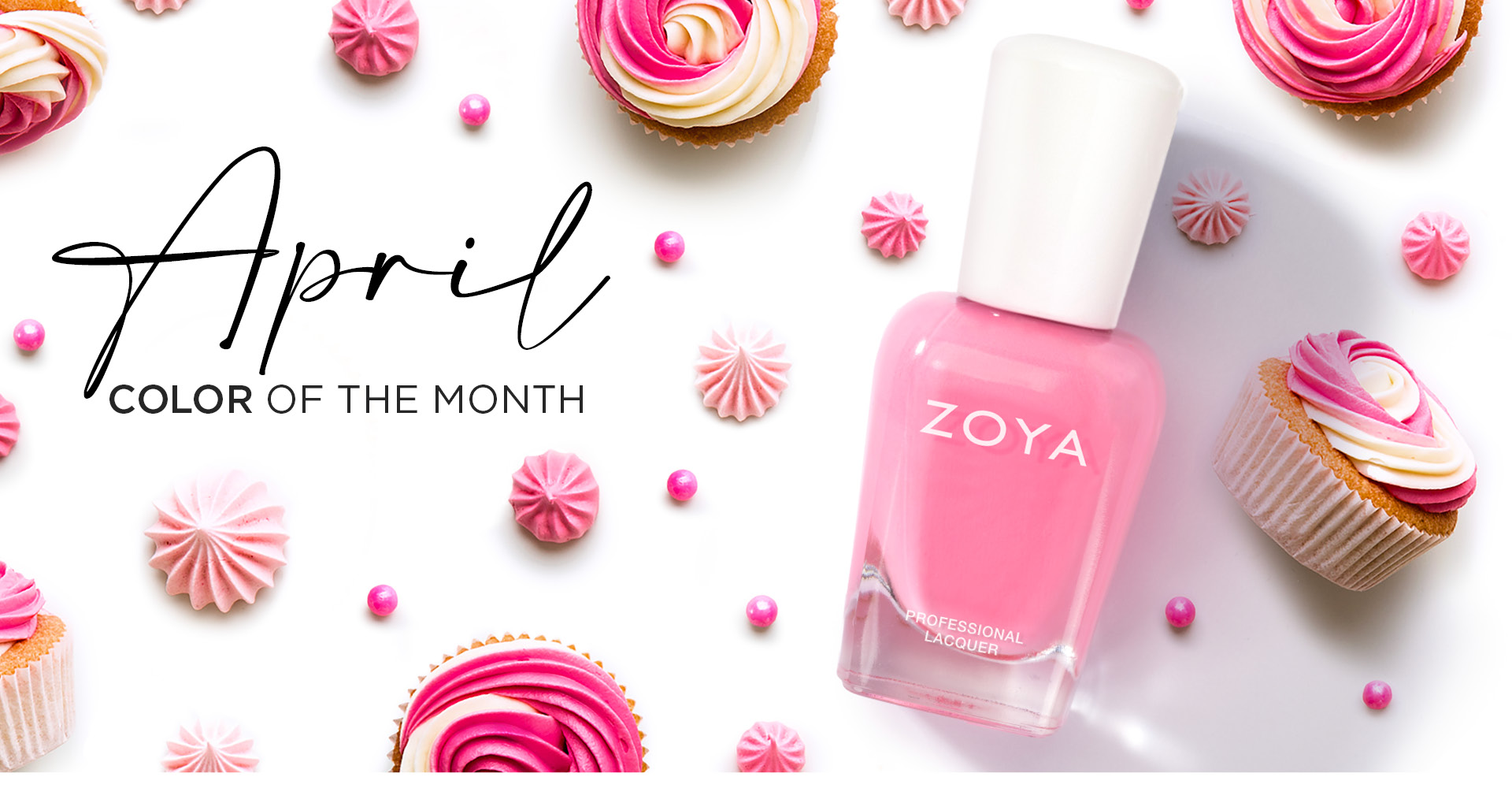 Candy April Color of the month Pink pastel