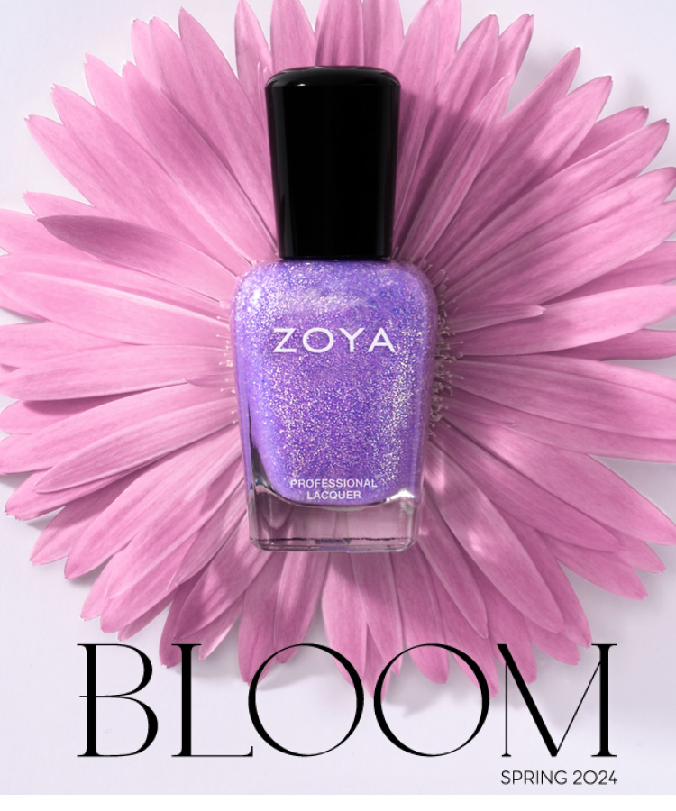 Bloom-Spring-Nail-Polish-Collection-Pink-Coral-Purple-Violet-Blue-Cream-GlitterHolographic