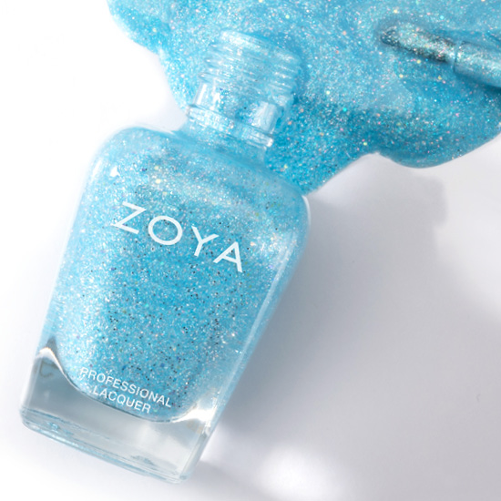 ZOYA | Nail Polish | Petite Rhiannon Blue Hologrphic, Glitter Spring 3