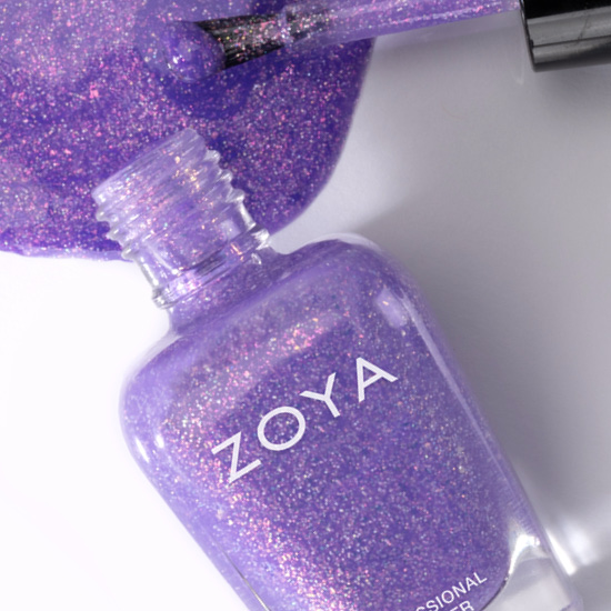 ZOYA | Nail Polish | Violetta Purple,Violet Hologrphic, Glitter Spring 3