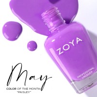 Paisley Purple Neon Pastel Nail Polish Spill 1