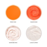 Smart Spa Smart Pod 4 Step System Pack -Pods Top View in Exotic Mango
