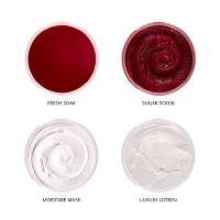 Smart Spa Smart Pod 4 Step System Pack -Pods Top View in Pomegranate Lime