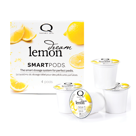 Smart Spa Smart Pod 4 Step System Pack -Pods Top View in Lemon Dream