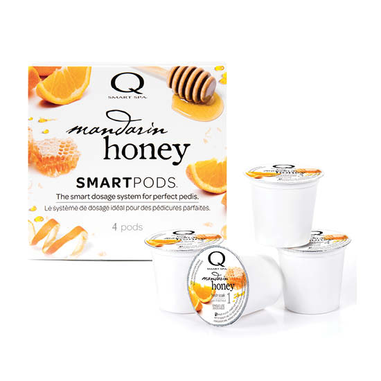 Smart Spa Smart Pod 4 Step System Pack -Pods Top View in Mandarin Honey