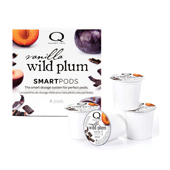 Smart Spa Smart Pod 4 Step System Pack -Pods Top View in Vanilla Wild Plum