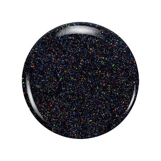 Viper Black Holographic Nail Polish Spill