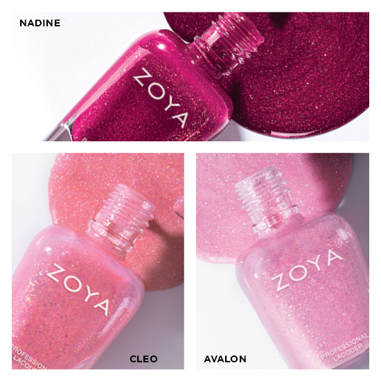 ZOYA | Nail Polish | Naturel 6: Sparkling Sampler | Bottle and Spill