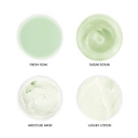 Coconut Lime 4 - Step Pedi in a Box ( 1 of each 4 products ) Product Swirl