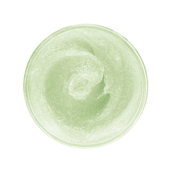 Coconut Lime Sugar Scrub Product Swirl