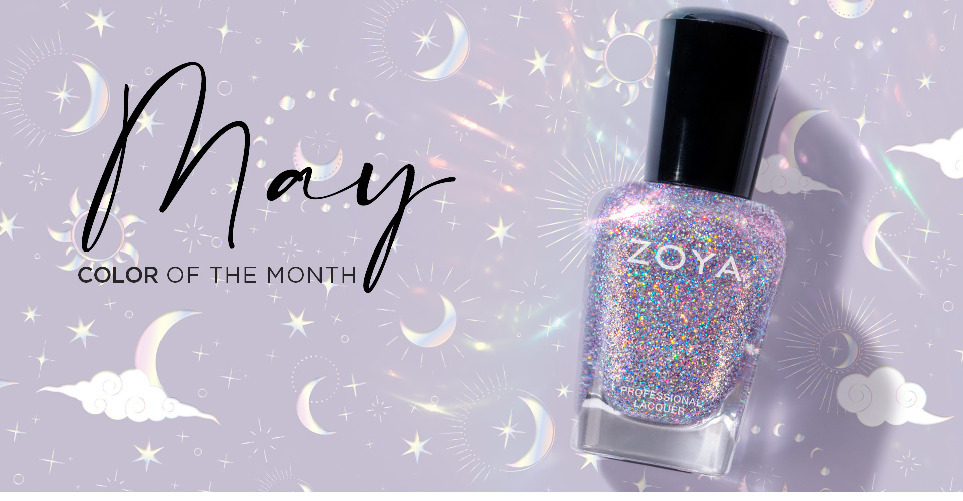 Starlette Holographic Lilac Nail Polish