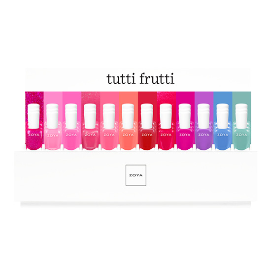 ZOYA | NAIL POLISH | Tutti Fruitti Retail Display