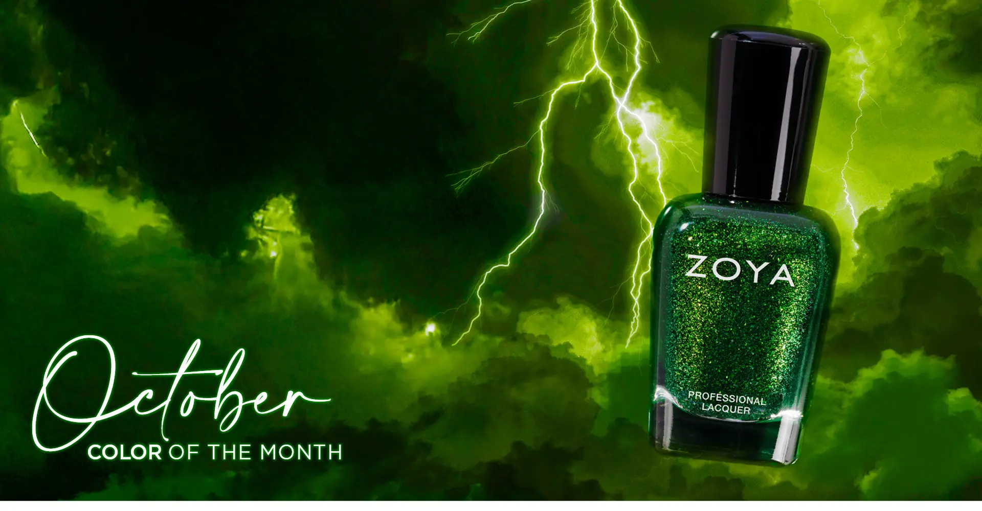 Tempest October Nail Polish Color of the Month - Green Nail Polish
