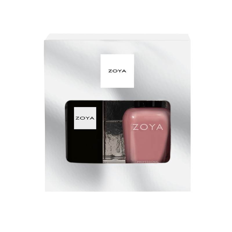 Full Size, Lipstick in Layne & Madeline Nail Polish n silver window gift box