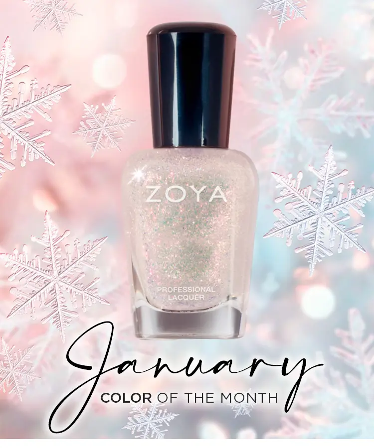 khione, January color of the month, 2026, zp1256, pink, holographic, color of the month