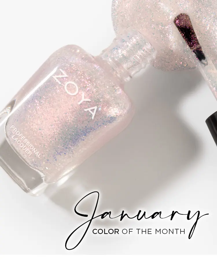 khione, January color of the month, 2026, zp1256, pink, holographic, color of the month