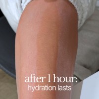 Hydrating Hand & Body Serum before and after 1 hout