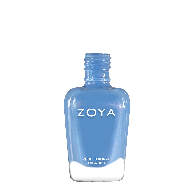 Zoya Fia powder blue nail polish color swatch
