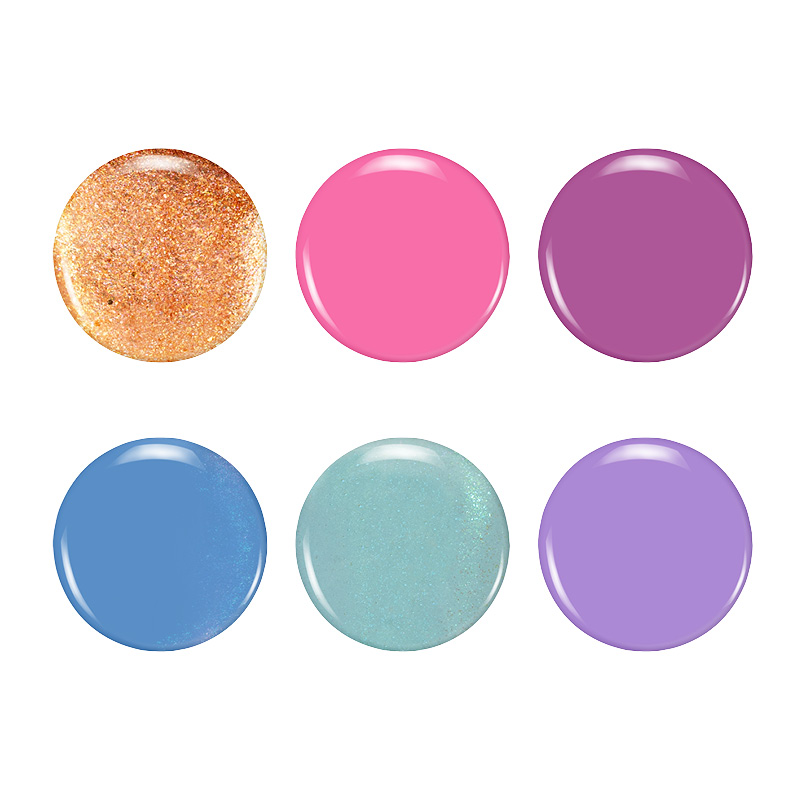 Zoya Sweetie pastel nail polish display colors