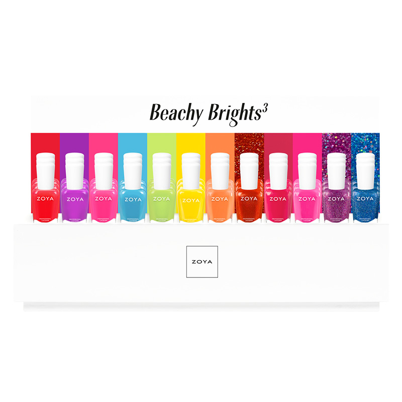 Beachy Brights 3 Collection 36 Pc Retail Displaybottle - 0.5oz/15mL
