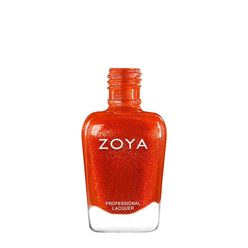 Rio | Molten red-orange shimmer Long Lasting Vegan Nail Polish | ZOYAspill