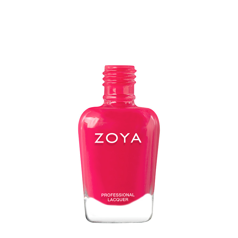 Coralie | Electric watermelon pink cream Long Lasting Vegan Nail Polish | ZOYAspill