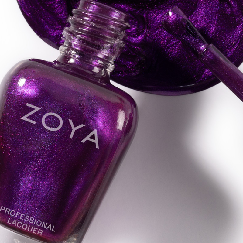 Chapin | Regal royal purple pearl Long Lasting Vegan Nail Polish | ZOYA3